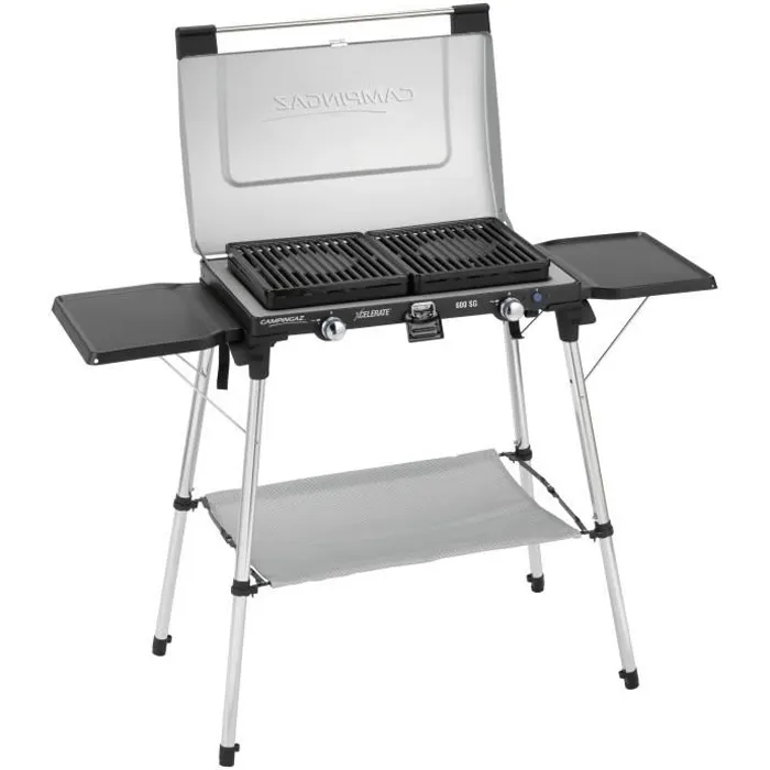 Campingaz 600 Sg Grill Chariot Gaz Noir, Acier Inoxydable 4400 W