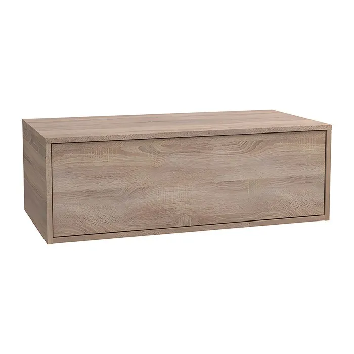 Meuble sous vasque suspendu - Coloris naturel clair - 94 cm - TEANA II