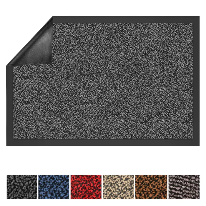 Tapis de Porte Paillasson d'entrée SKY Anthracite 40 x 60 cm