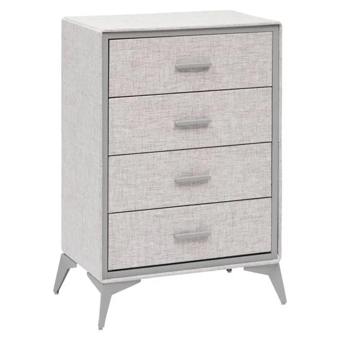 Commode 4 Tiroirs Granite Gris - 5five
