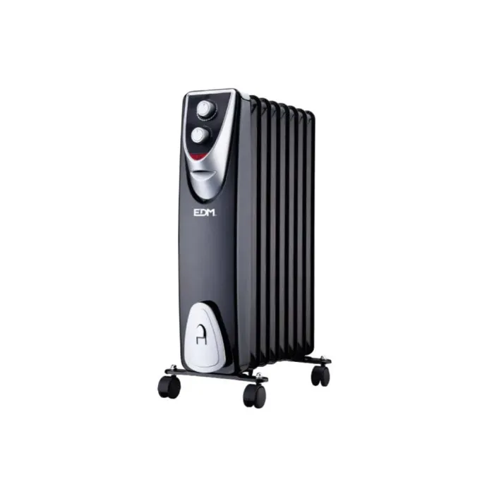 Radiateur Edm - Sans Huile - 1500w - 46x64x24cm - 07127
