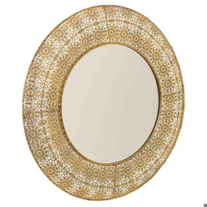 Miroir Mural Alexandra House Living Doré 4 X 83 X 83 Cm Cercle