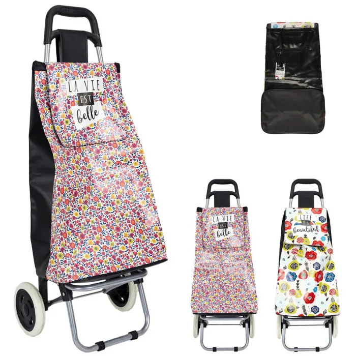 Chariot Course Shopping Pvc 2 Roues Liberty