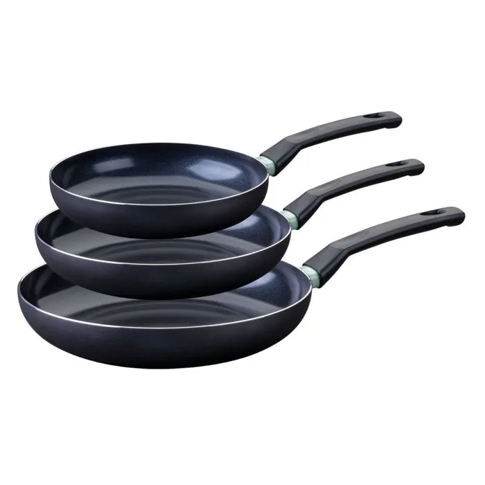 Set De 3 Poêles Antiadhésives Céramique 24, 28 Et 30 Cm Brandao