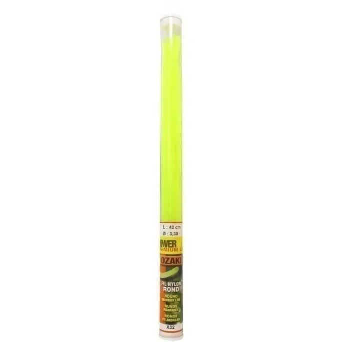 32 brins de fil nylon rond ø3,3 mm L.42 cm Ozaki