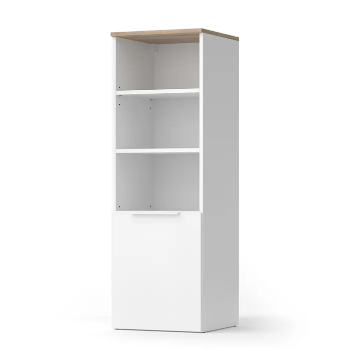 Vicco Armoire universelle Blanc/Sonoma 40.2x120cm avec une porte
