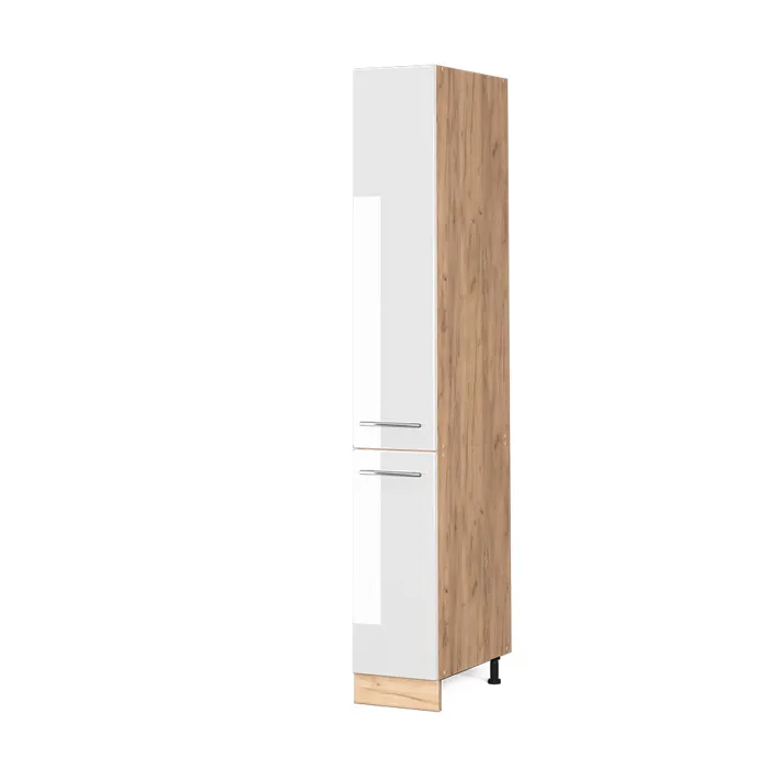 Vicco Meuble haute de cuisine Blanc Haute brillance 30cm