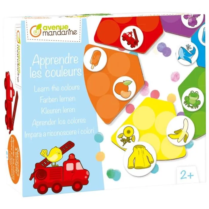 Apprendre Les Couleurs - 13,5 X 5 X12 Cm - Jeux Éducatifs