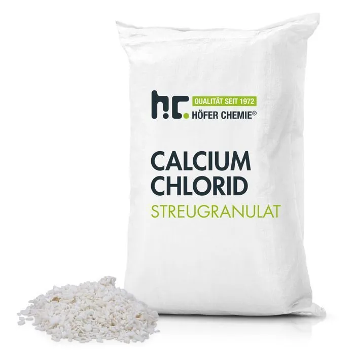 Höfer Chemie® Chlorure De Calcium 1 X 25 Kg - Sel De Déneigement Et Déshumidificateur Polyvalent