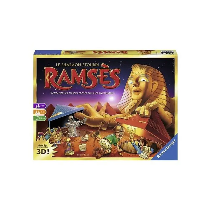 Ramses Le Pharaon Etourdi - Ravensburger - 267170 - Jeu De Societe Famille