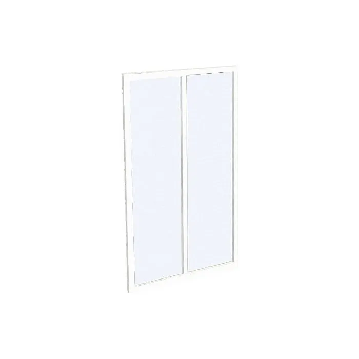 Verrière atelier en aluminium thermolaqué blanc 60 x 130 cm- BAYVIEW