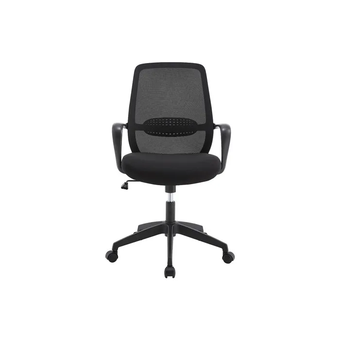 Chaise de bureau - Tissu - Noir - VATISTA