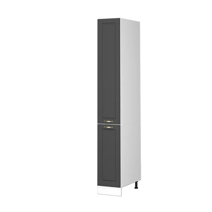 Vicco Meuble haute de cuisine Anthracite-or 30cm