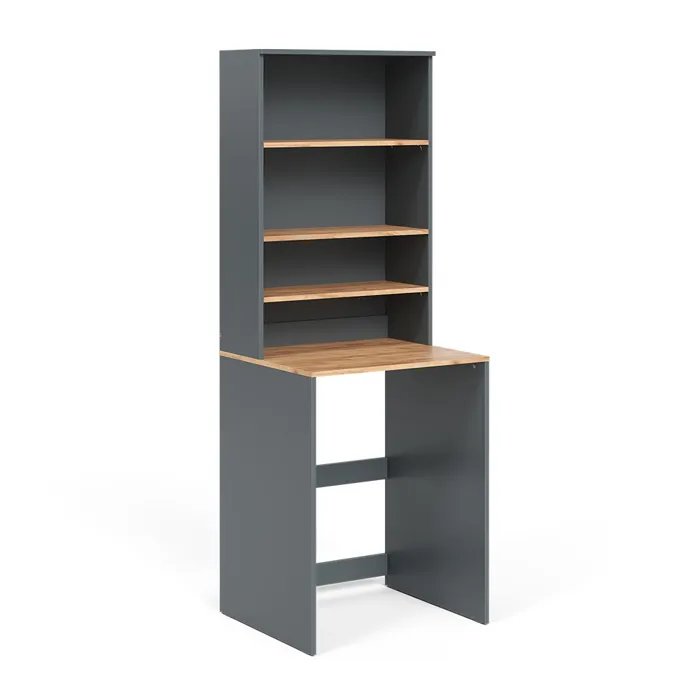 Vicco Armoire machine à laver Anthracite/chêne doré 66x88.2cm 2 parties avec étagère
