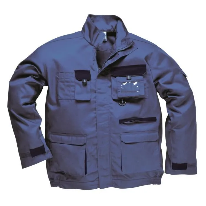Blouson De Travail Texo Contrast Portwest Bleu Royal 3xl