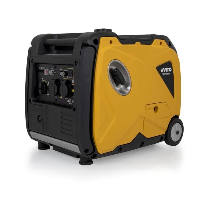 Groupe électrogène Inverter Moteur essence 4T 212 cm3 3500W Démarrage electrique Autonomie 5h VITO