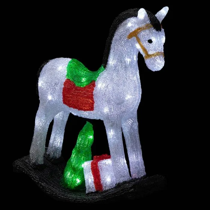 Cheval Lumineux Extérieur H50cm 70 Led + Transfo - Feeric Lights & Christmas