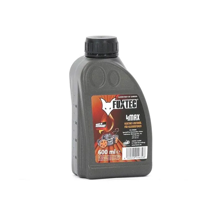 Huile Moteur - Fuxtec - 4 Temps 0,6 Litre Sae 30 Pour Tondeuses, Débroussailleuses, Appareils Motorisés, Made In Germany