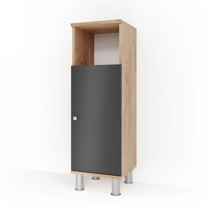 Vicco Meuble de rangement de salle de bain Chêne 30x95cm
