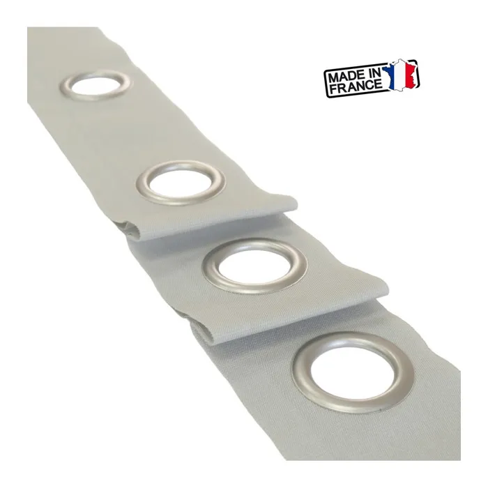 Bande à Oeillets pour Rideau - Vente au Mètre - Nickel diamètre 40 mm