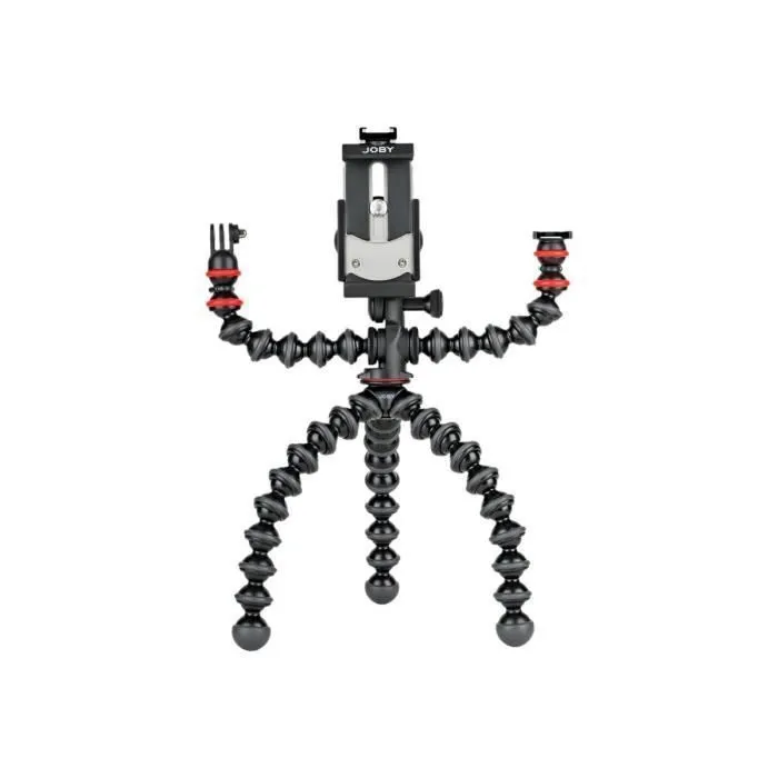 Joby Gorillapod Mobile Rig Trépied Smartphone/tablette 3 Pieds Noir, Corail