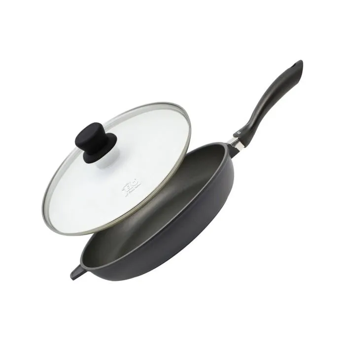 Poêle À Frire 32 Cm Avec Couvercle En Verre Sans Pfas Alucast