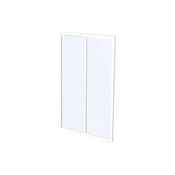 Verrière atelier en aluminium thermolaqué blanc 60 x 105 cm- BAYVIEW