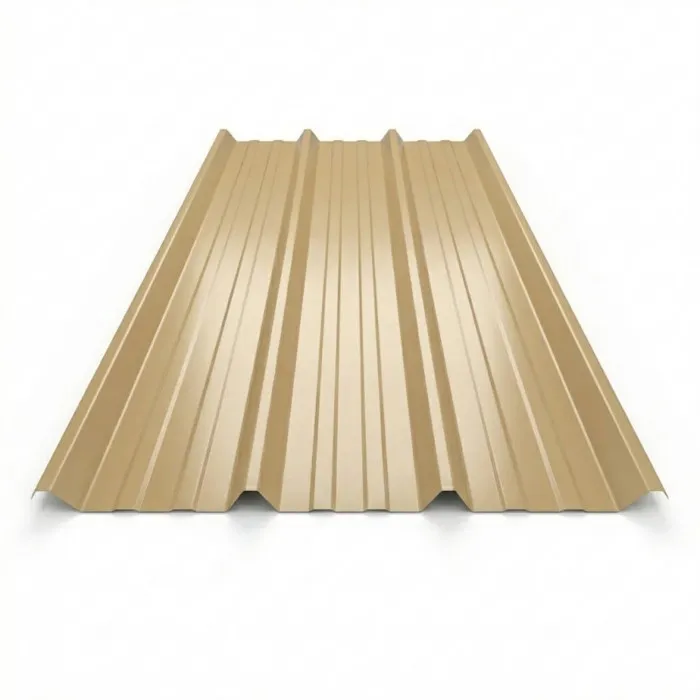 Bac acier laqué 1045 50/100 Beige 1015, l.105 cm, L.300 cm