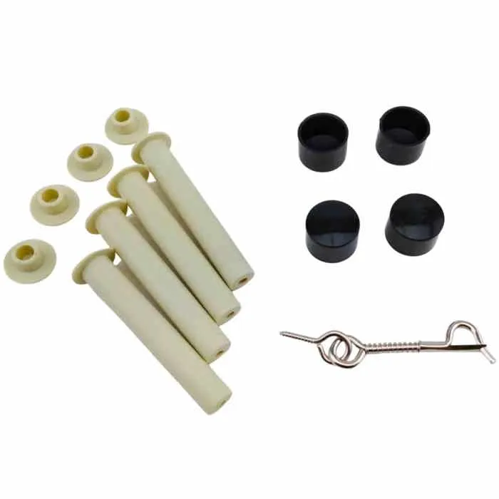 Kit Pieces Detachées Cloture Barriere Securite Piscine - Edg By Aqualux