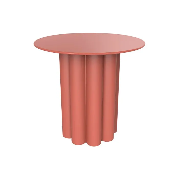 Table d'appoint en métal - Terracotta - GAVOPI