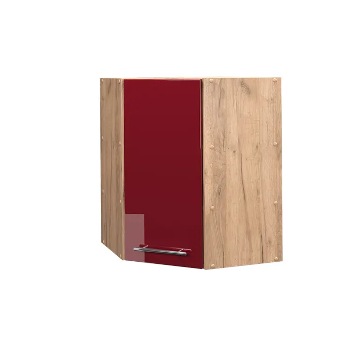 Vicco Elément haut de cuisine Rouge bordeaux Haute brillance 57cm