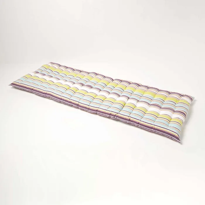 Coussin Pour Banc De Jardin 3 Places Osaka Vert - Homescapes