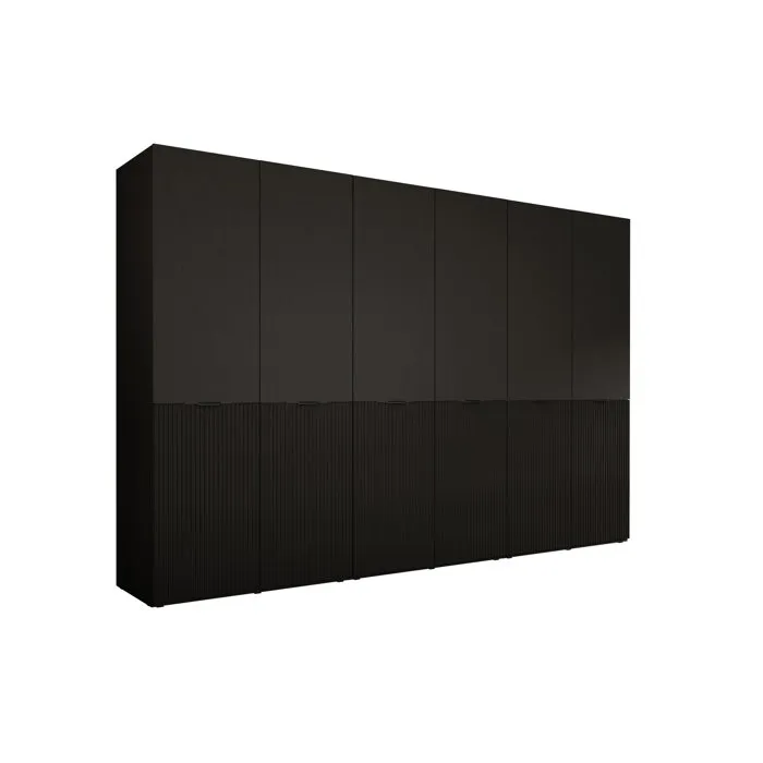 Armoire: Graphite Noir, 300 x 200 x 51 cm