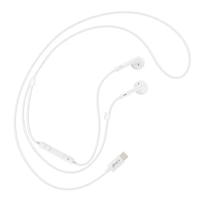 Écouteurs Usb C Boutons De Contrôle Longueur 1.2m Blanc Linq