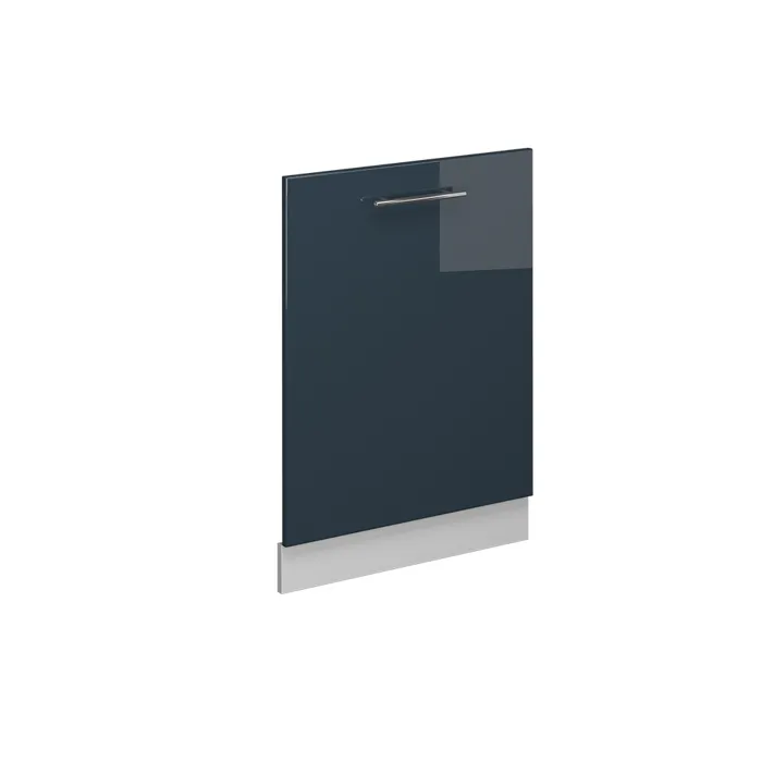 Vicco Façade de lave-vaisselle Bleu foncé brillant 60cm sans PT