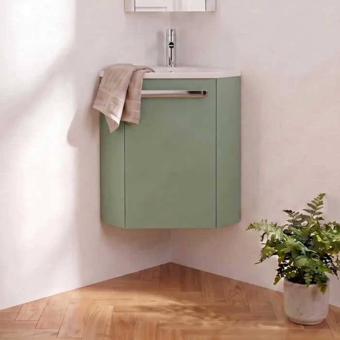 Meuble lave-mains SKINO + robinet chromé