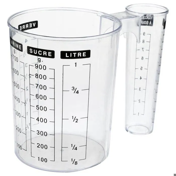 Verre Doseur Double 1l - 5five