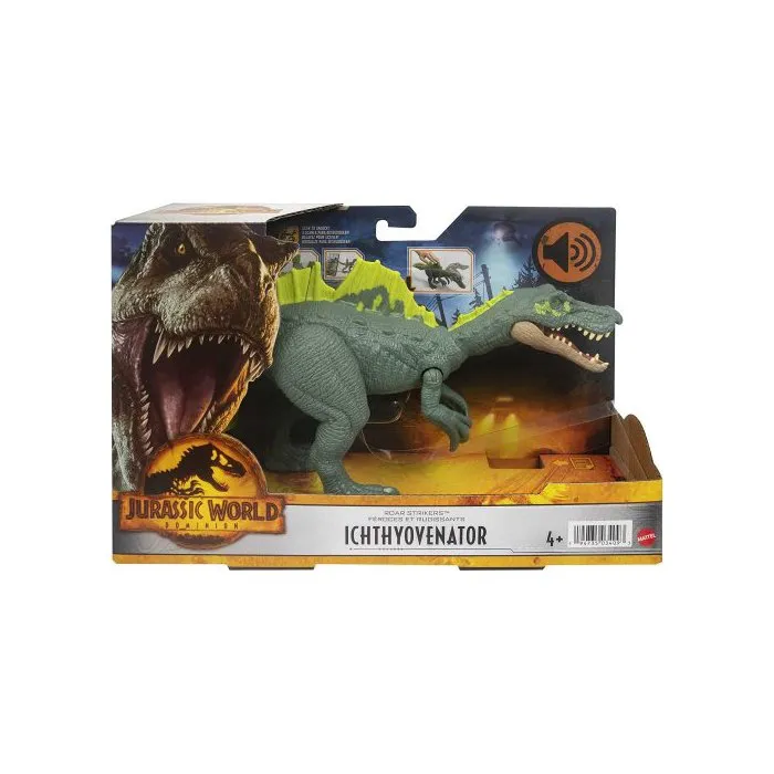 Coffret Dinosaure Ichthyovenator - Articule Et Sonore - Dino Dominion - Jurassic World - Mattel Hdx44