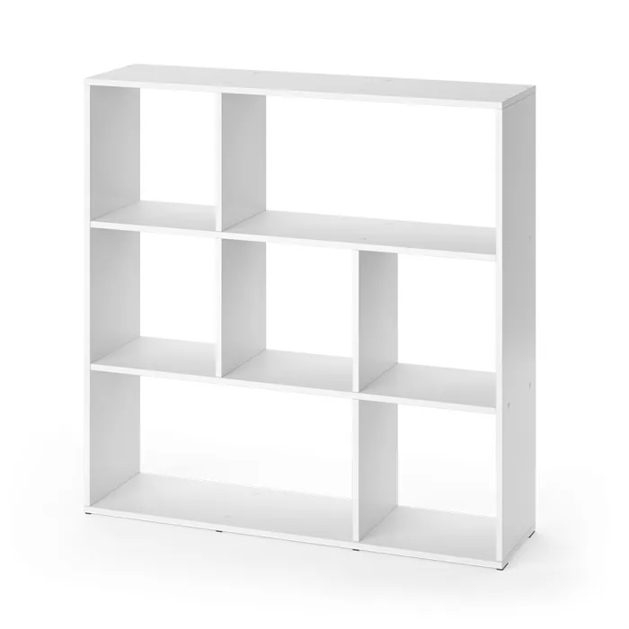 Vicco Meuble de rangement cube Blanc 107.2x107.8cm 7 compartiments