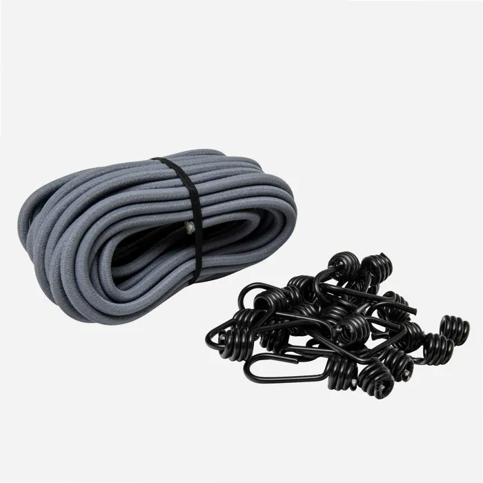 Lot de rouleau tendeur 10 m, Diamètre 8 mm avec 20 crochets WERKA PRO