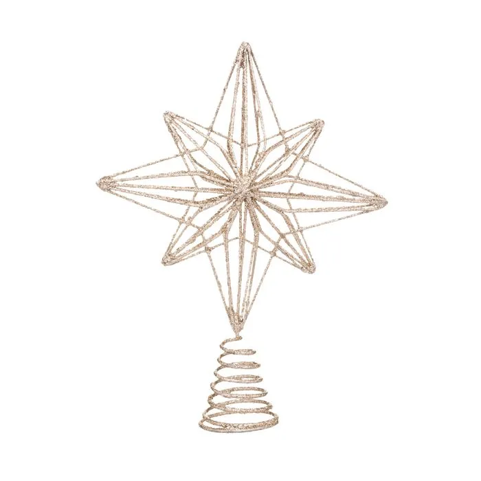 Cimier De Sapin "nouvelle Orléans" 100% Acier H27cm - Feeric Lights & Christmas