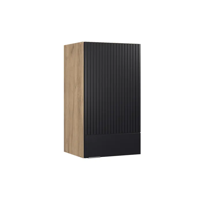 Vicco Elément haut de cuisine Noir rayé 40cm