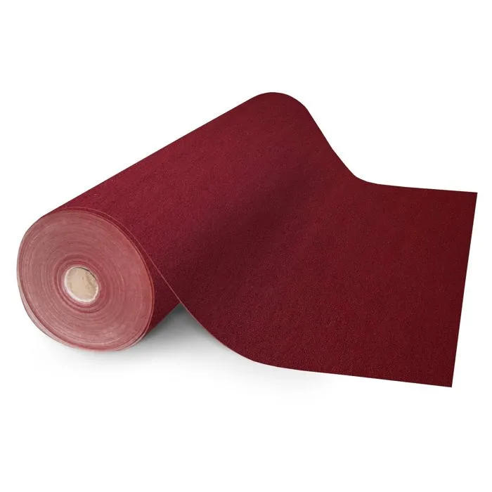 Tapis De Couloir Pour Événement Malta Rouge Foncé 200 X 500 Cm