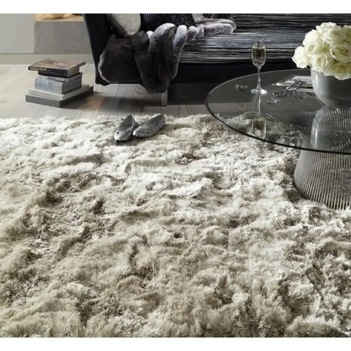 Tapis shaggy tufté main confort SPLASH 200x300 cm