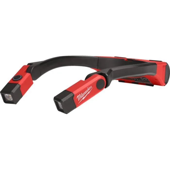 Lampe tour de cou 4 V L4 NL400-301 rechargeable 400 lumens + batterie 3 Ah + câble USB MILWAUKEE 4933479898