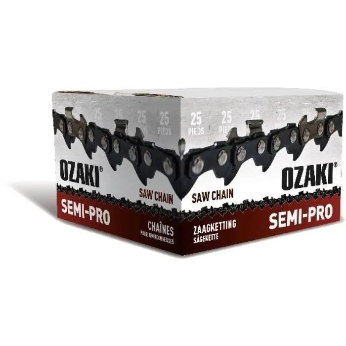 Rouleau De Chaîne De Tronçonneuse Ozaki Semi-carrée,325,063 25 Pieds