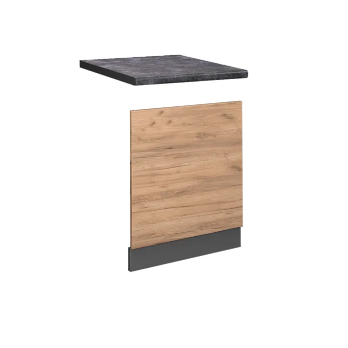 Vicco Façade Chêne doré/Anthracite 60cm plan de travail Anthracite