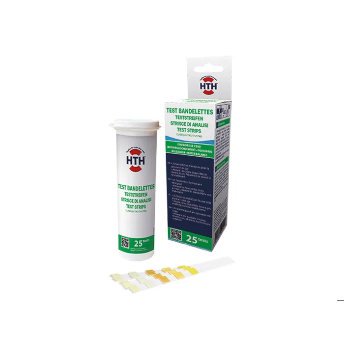 25 Bandelettes De Test Pour Analyse Eau Piscine Et Spa - Hth