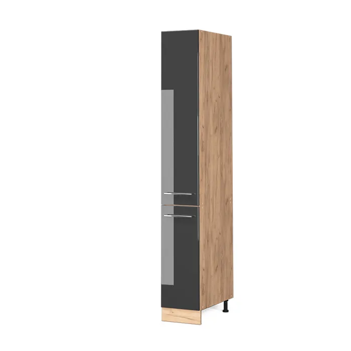 Vicco Meuble haute de cuisine Anthracite Haute brillance 30cm