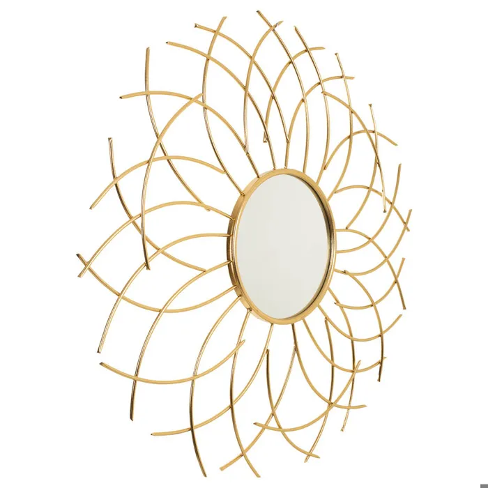 Miroir Mural Alexandra House Living Doré 3 X 89 X 89 Cm Cercle